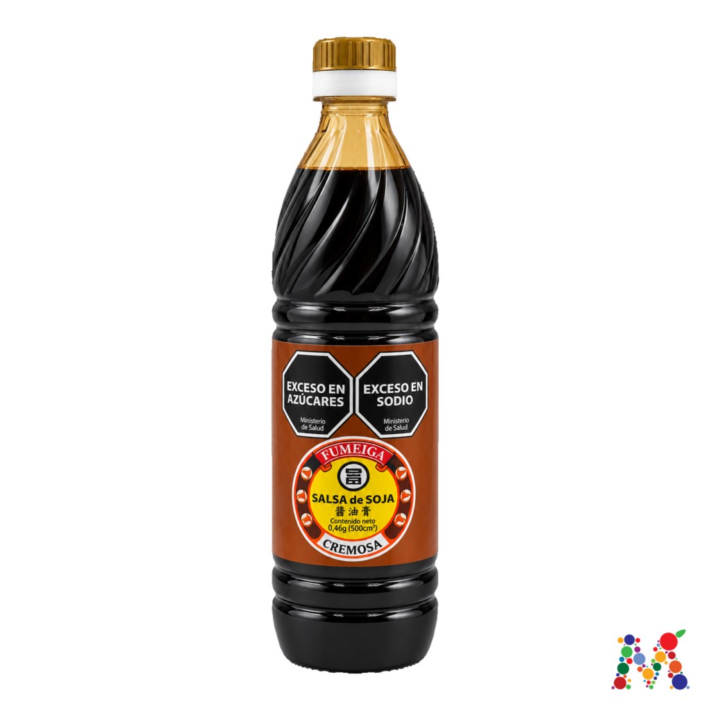 salsa de soja fumeiga cremosa 500ml