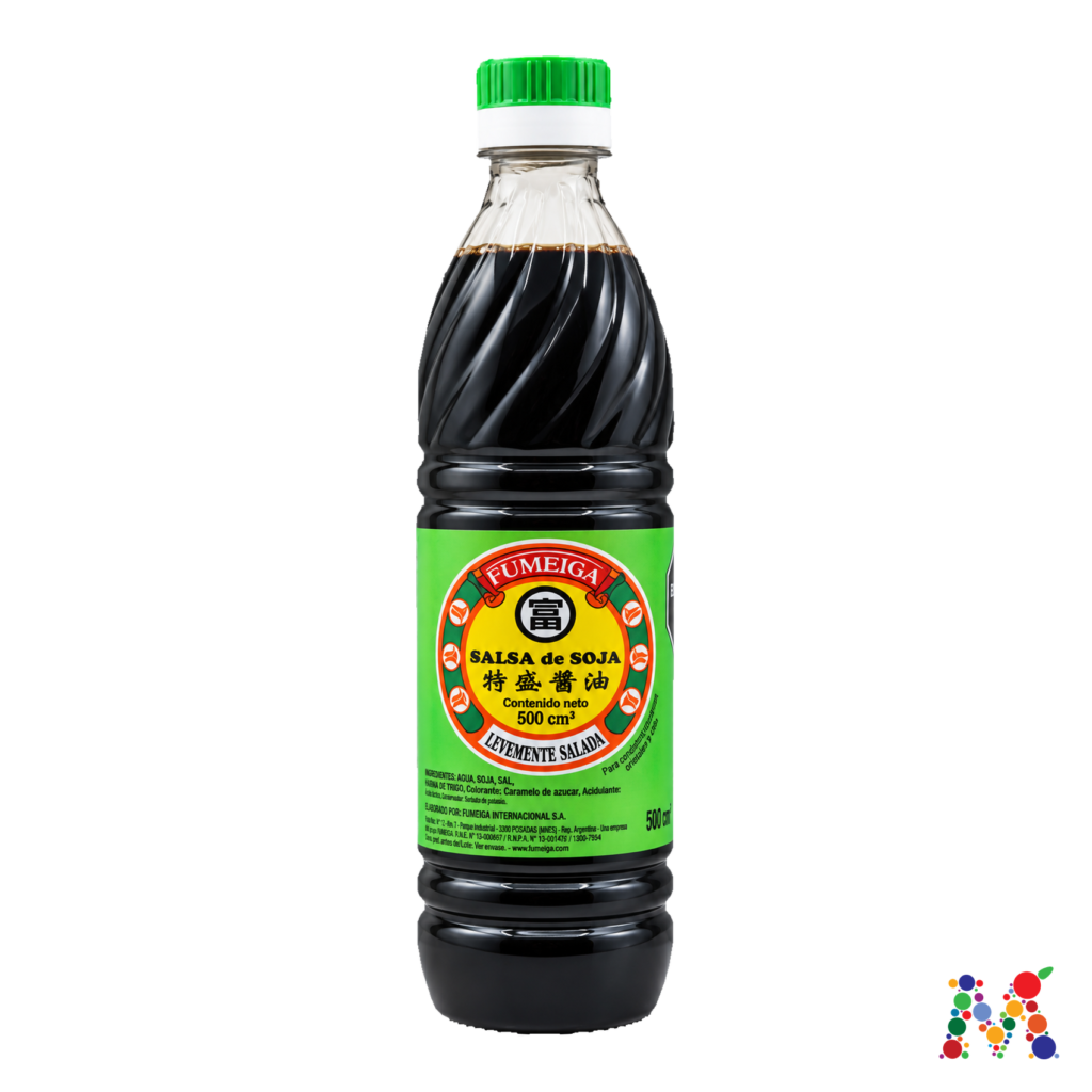 salsa de soja fumeiga levemente salada 500ml