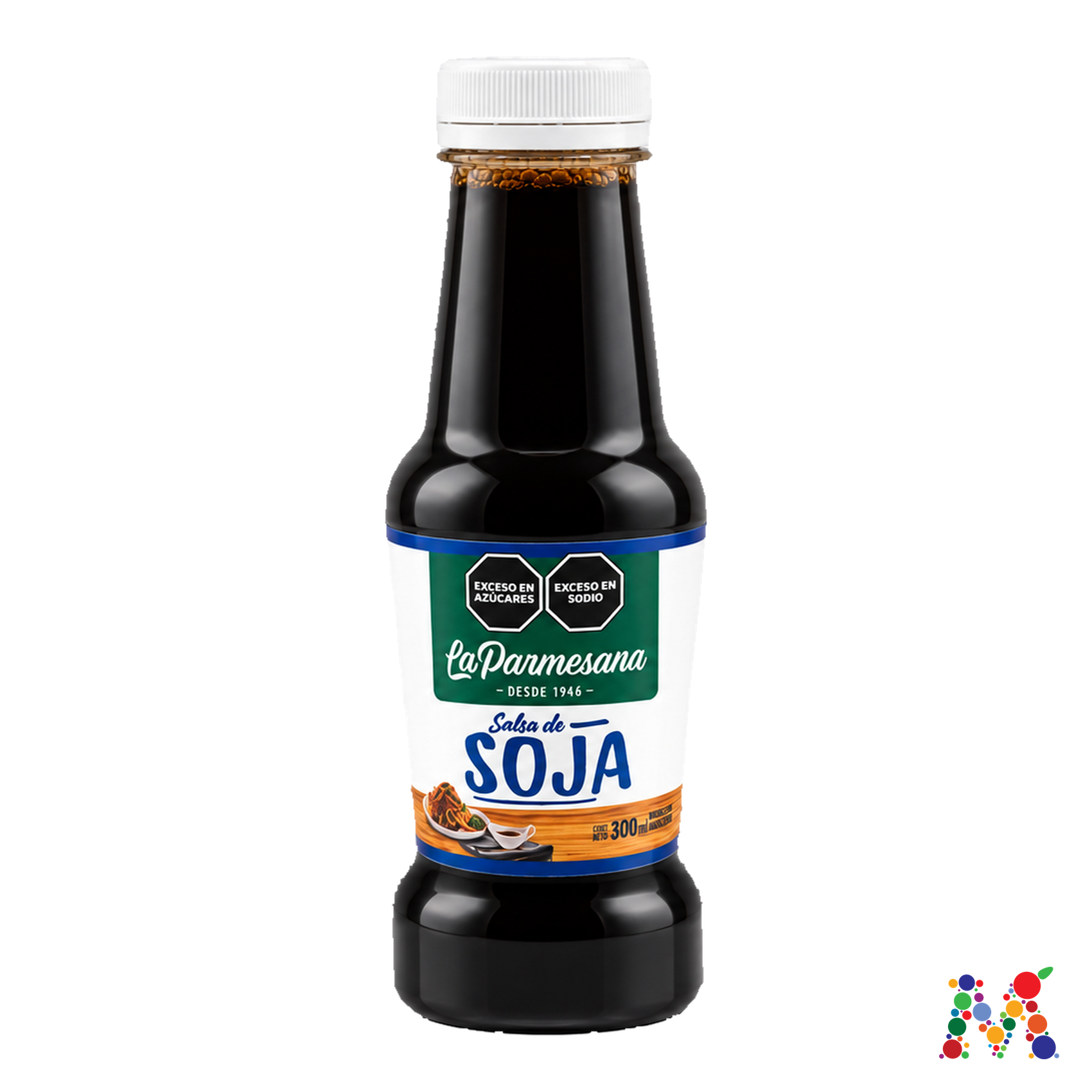 salsa de soja la parmesana 300ml: imagen 1