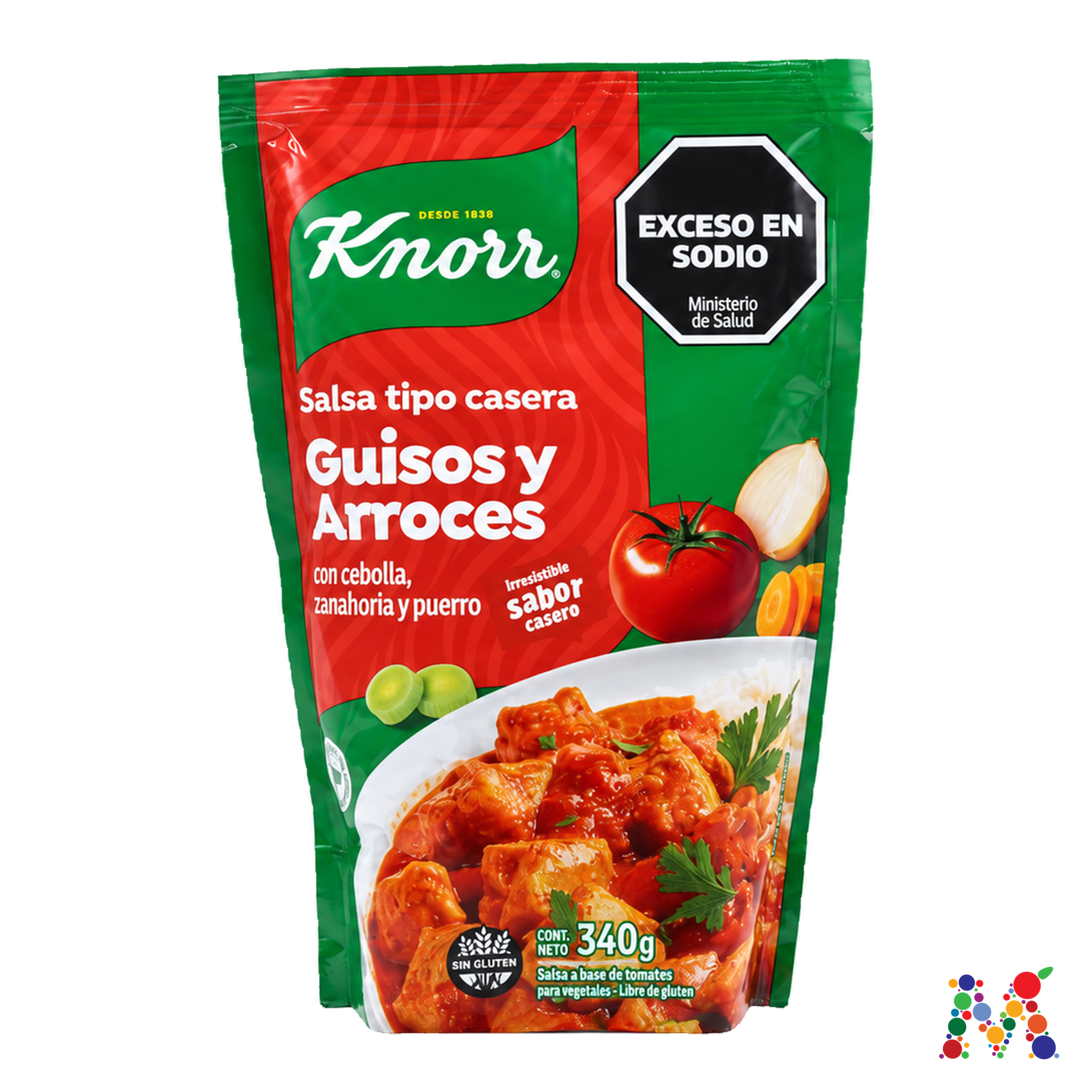salsa knorr guisos y arroces 340g: imagen 1
