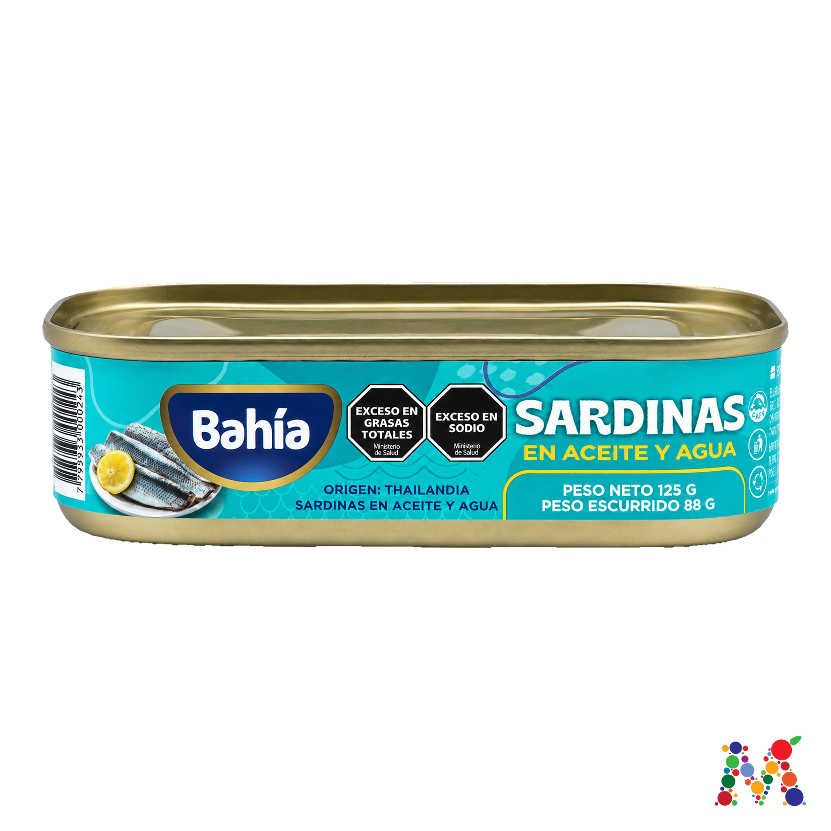 sardinas bahia en aceite y agua 125g: imagen 1