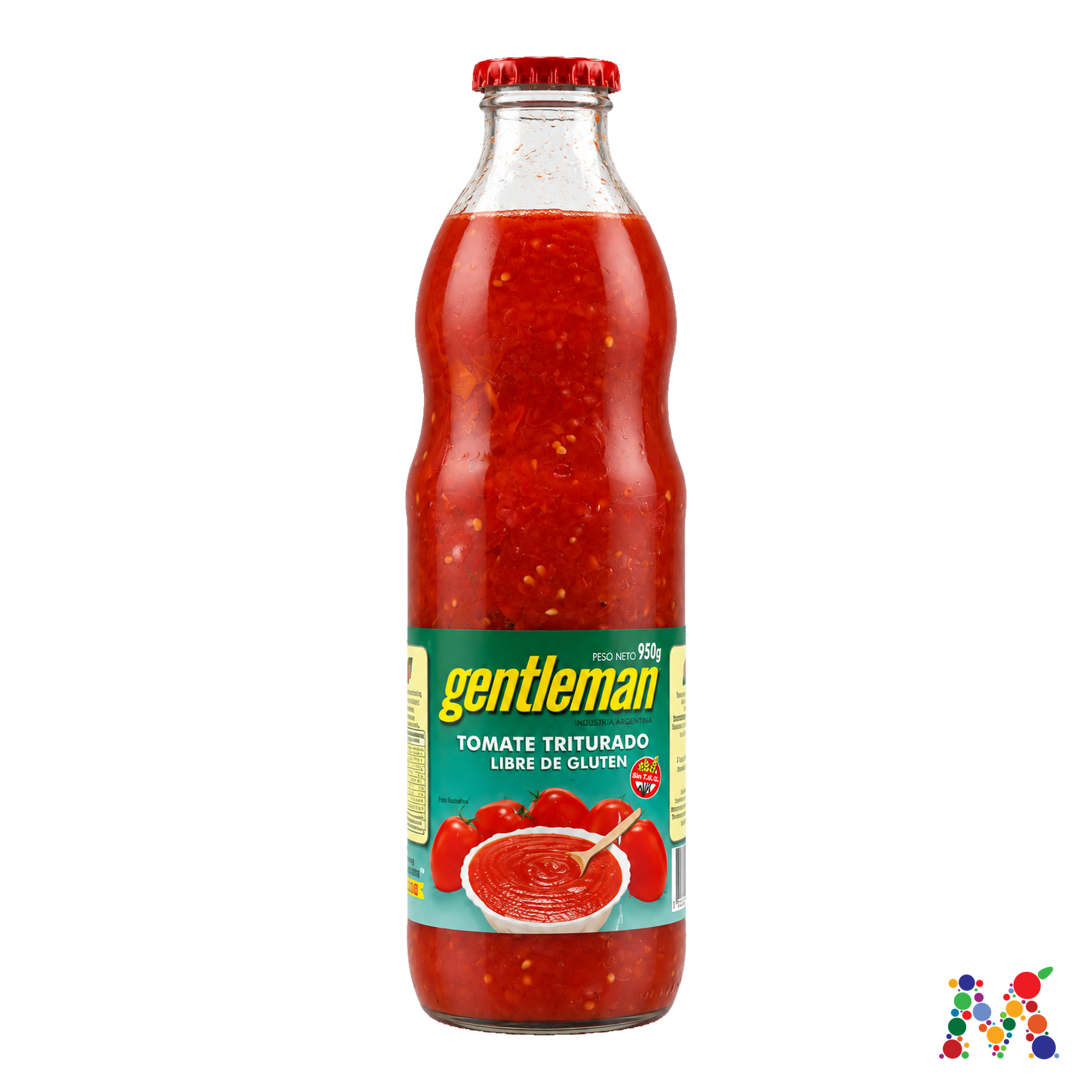 tomate triturado gentleman 950g: imagen 1