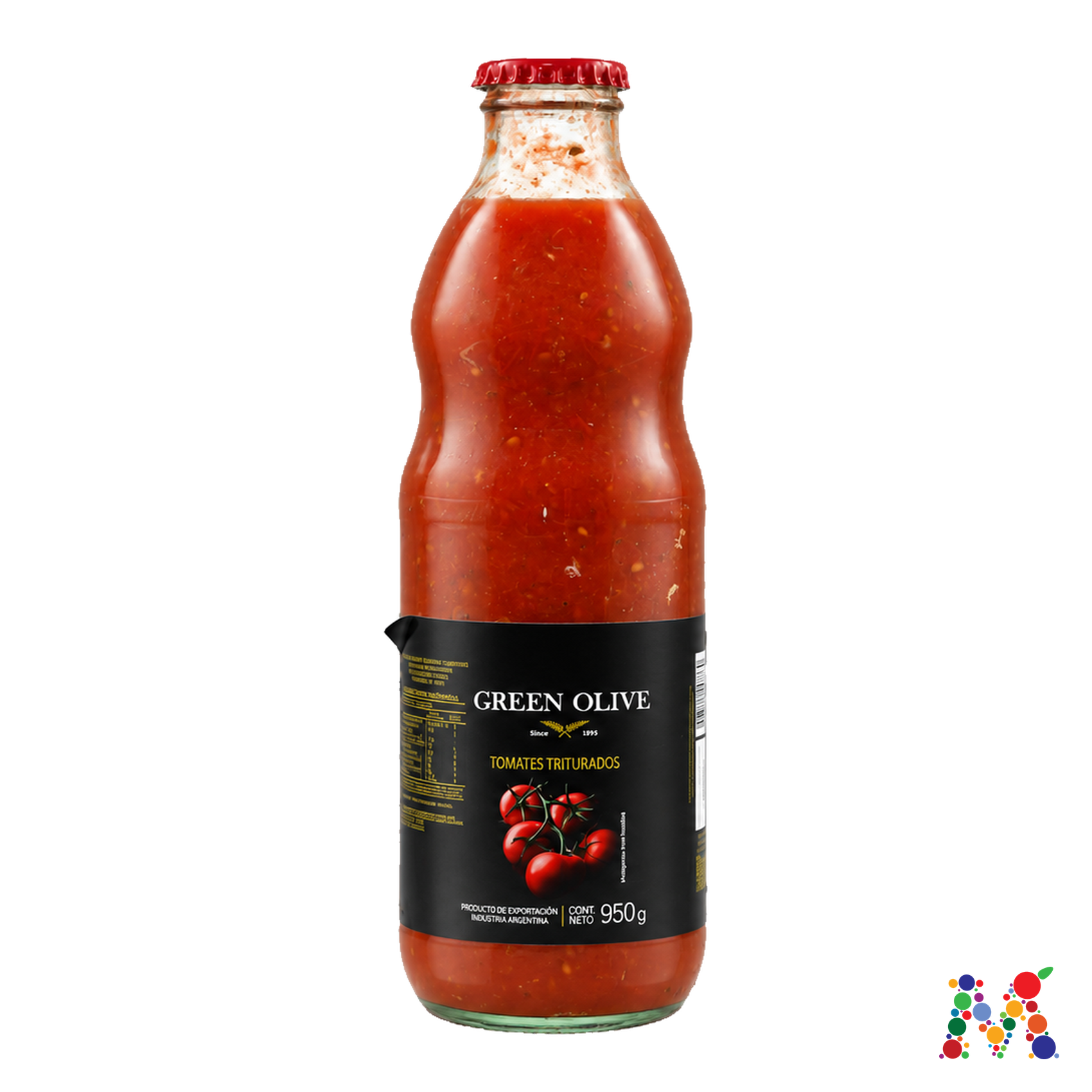 tomate triturado green olive 950g: imagen 1