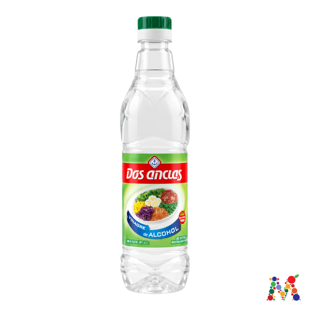 vinagre de alcohol dos anclas 500ml