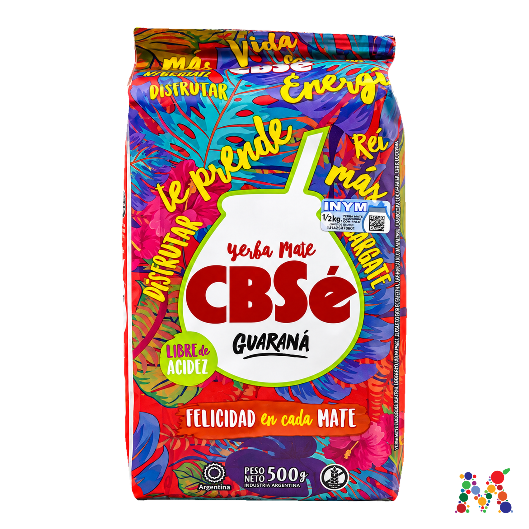 yerba mate cbse guarana 500g: imagen 1