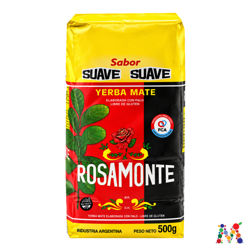 yerba mate rosamonte suave 500g
