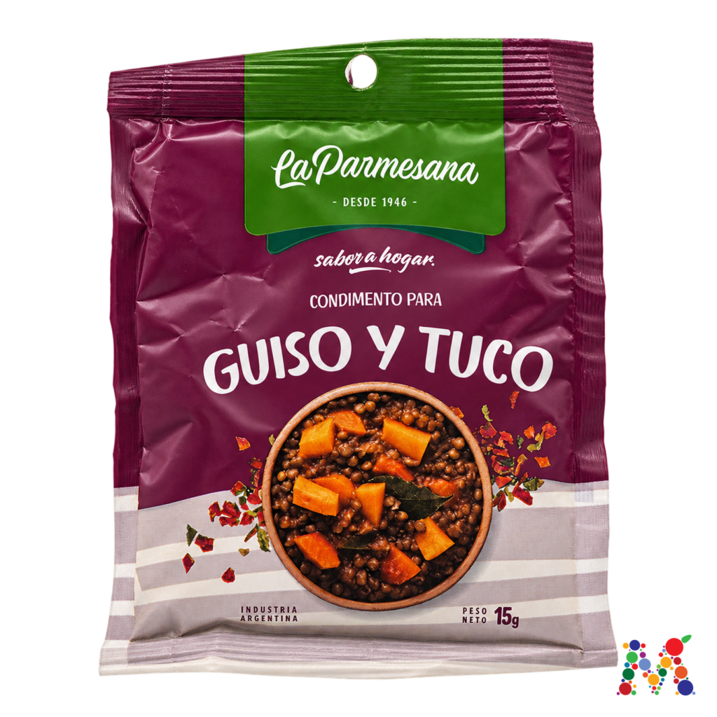 condimento para guiso y tuco la parmesana 15g
