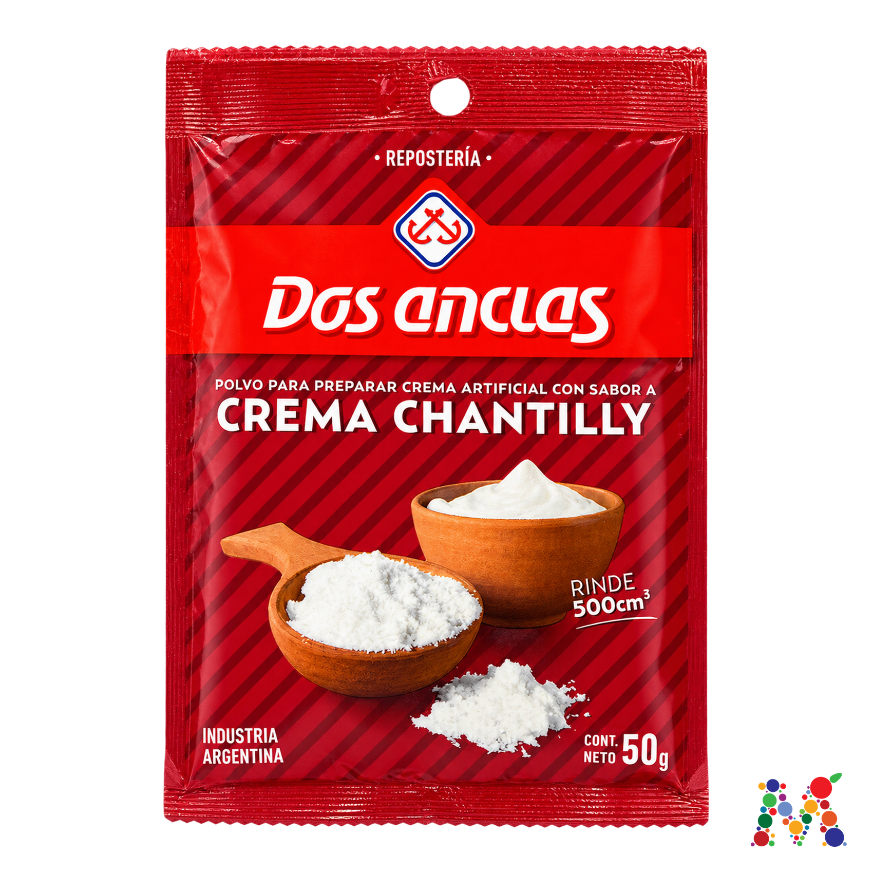 crema chantilly dos anclas 50g: imagen 1