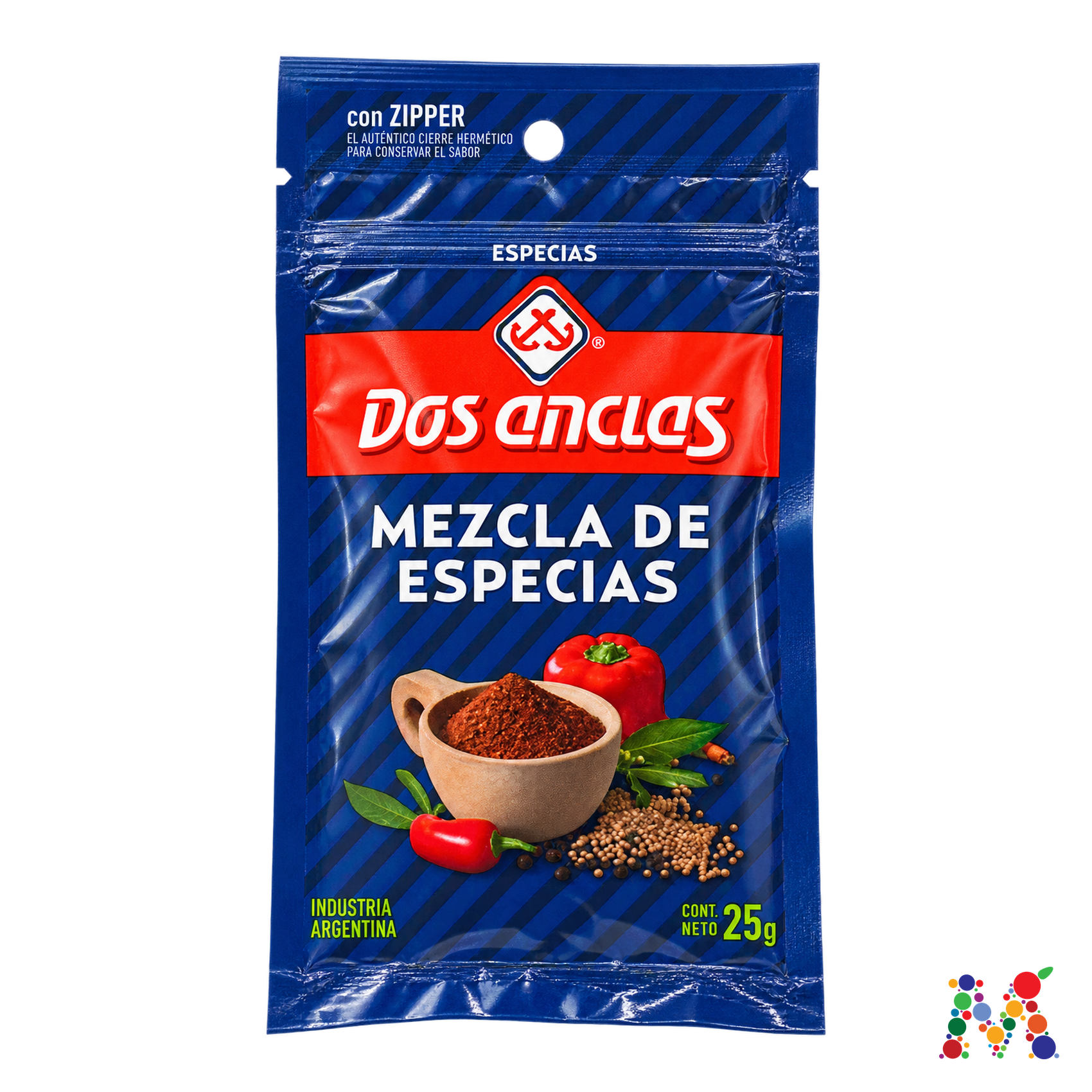 mezcla de especias dos anclas 25g: imagen 1