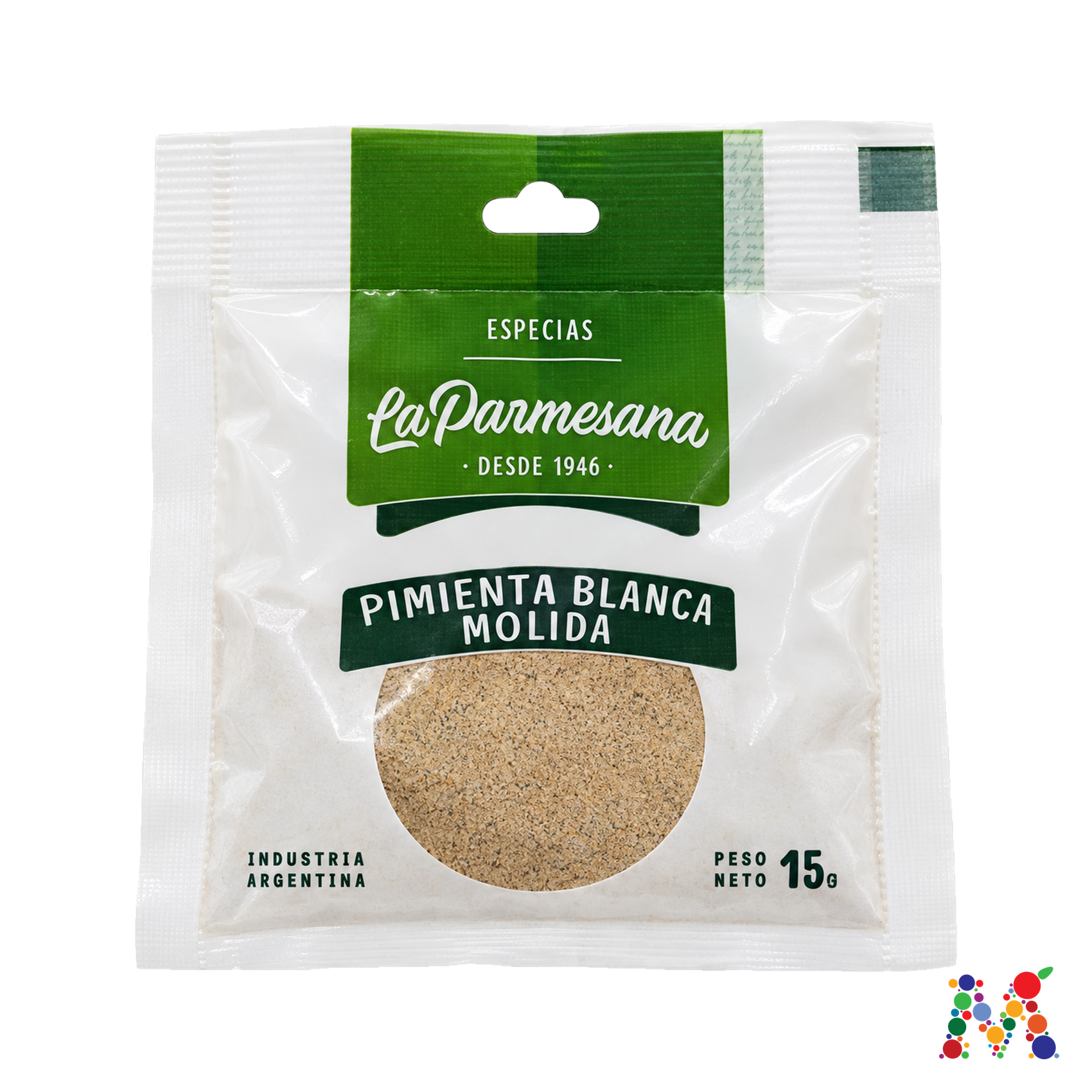 pimienta blanca molida la parmesana 15g: imagen 1