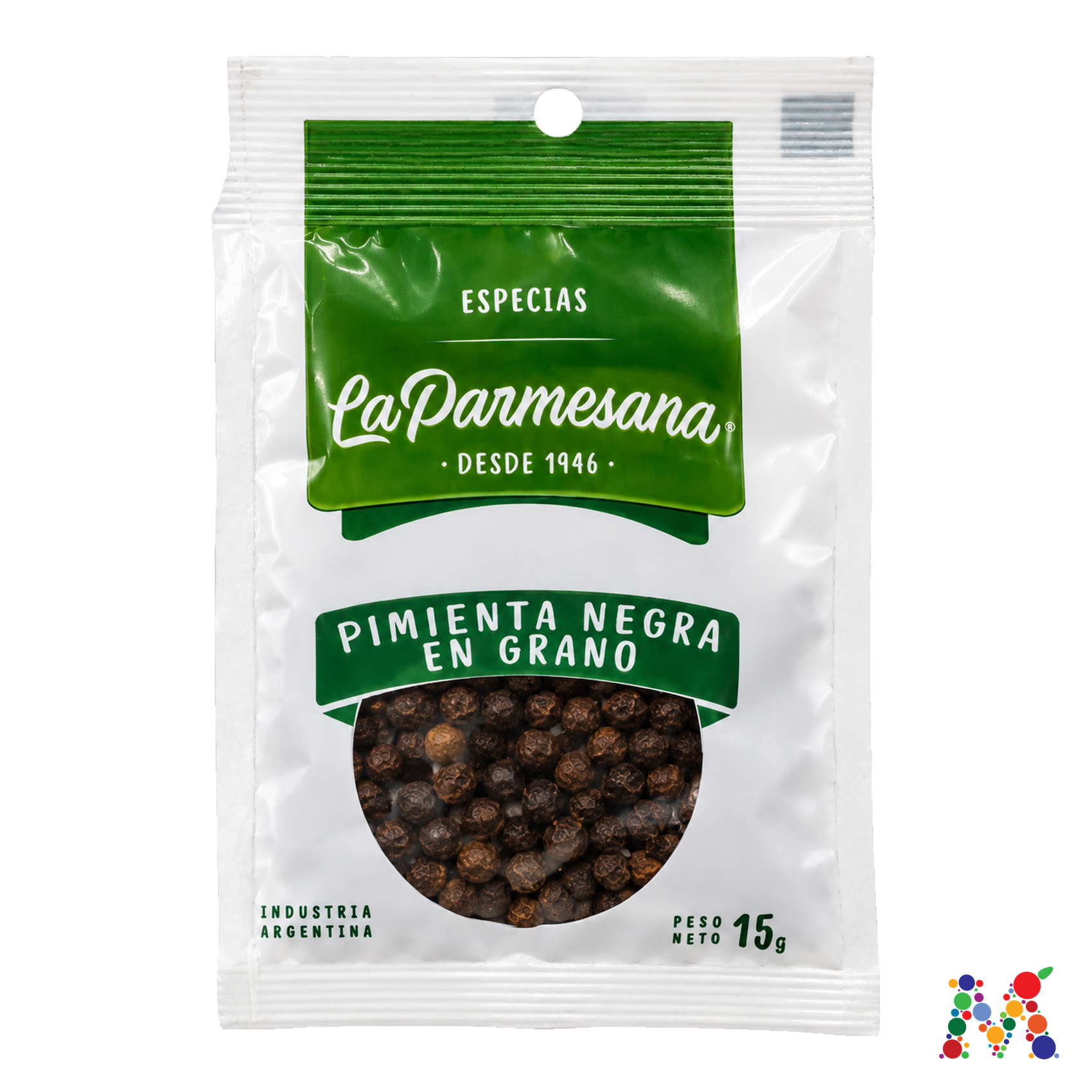 pimienta negra en grano la parmesana 15g: imagen 1